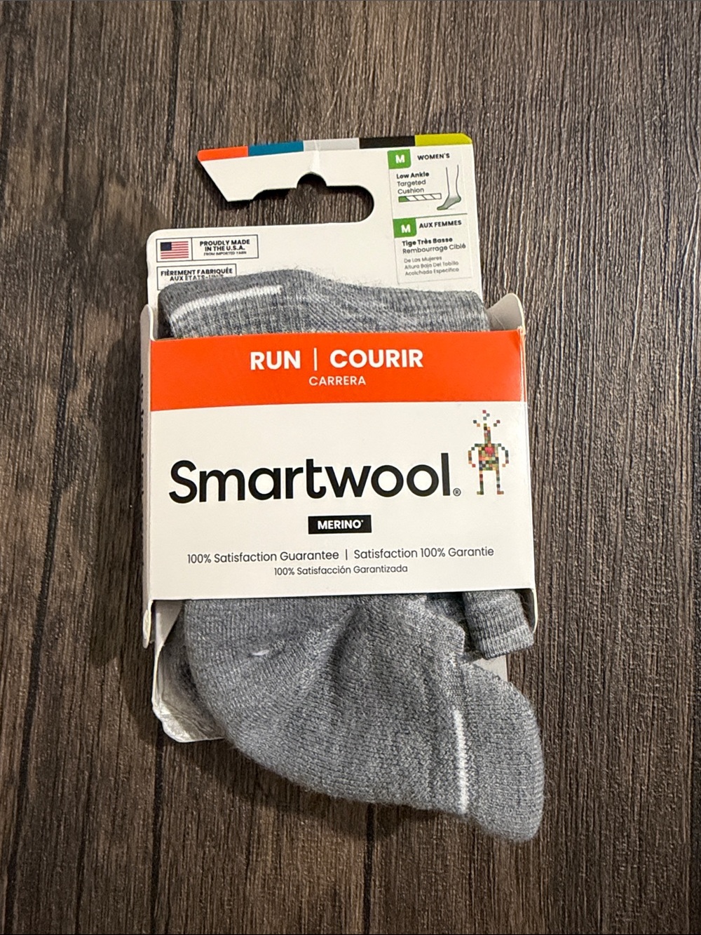 Smartwool WoMen’s Run Low Ankle Socks - Gray
